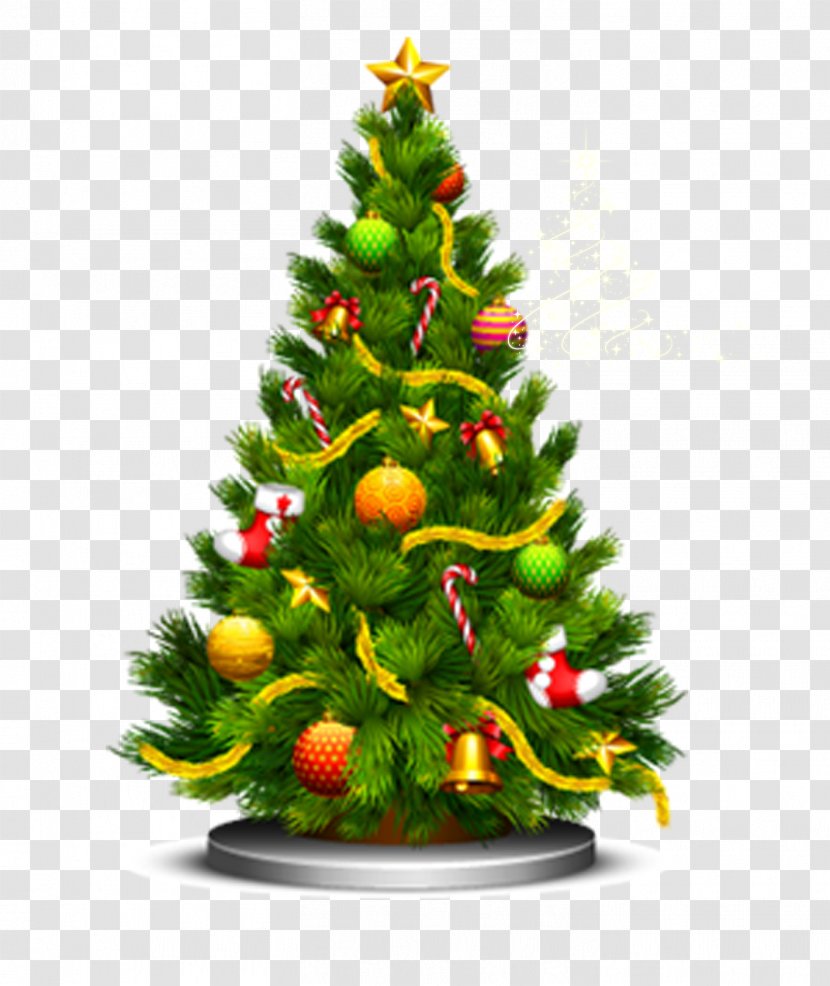 Santa Claus Christmas Tree Decoration Ornament - Spruce Transparent PNG