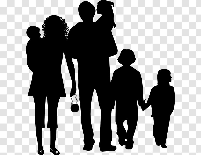 Family Silhouette Clip Art - Nuclear Transparent PNG