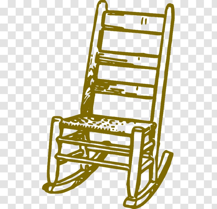 Wooden Ladder - Wicker - Rocking Chair Transparent PNG