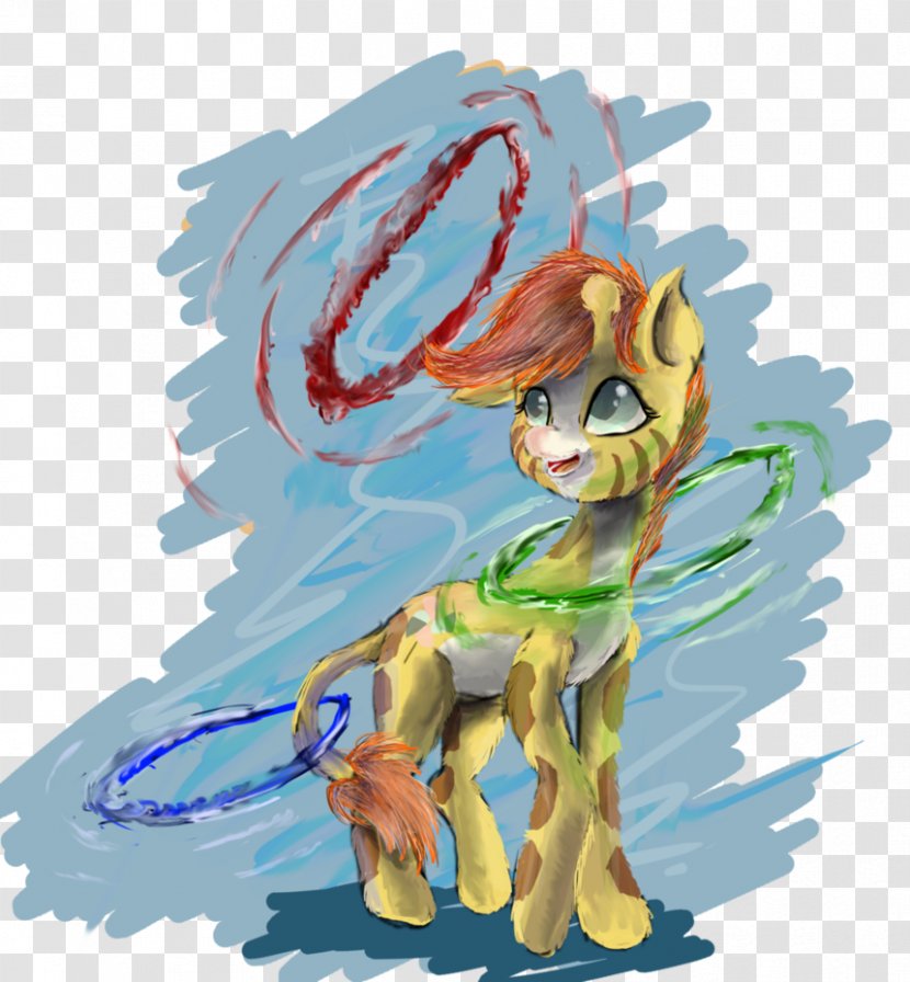 Illustration Horse Cartoon Mammal - Tail Transparent PNG