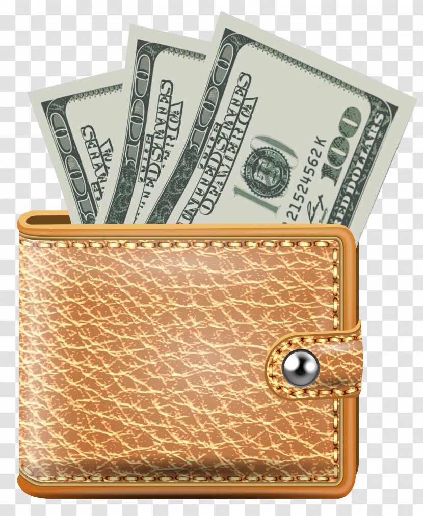 Online Wallet Icon - Currency - Transparent With Banknotes Picture Transparent PNG