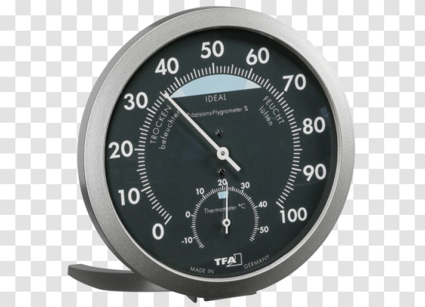 Thermohygrometer Thermometer Weather Station Higrotermometro - Barometer Transparent PNG