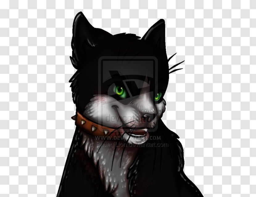 Whiskers Black Cat DeviantArt - Fiction Transparent PNG