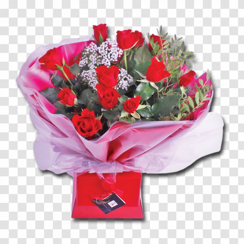 Cut Flowers Garden Roses Floristry - Flower Box Transparent PNG