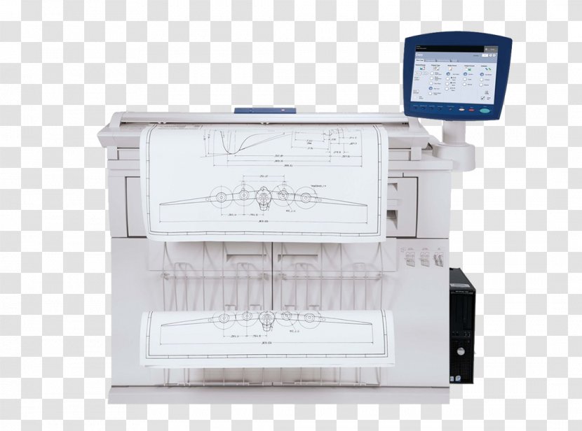 Wide-format Printer Photocopier Xerox Multi-function - Multifunction Transparent PNG