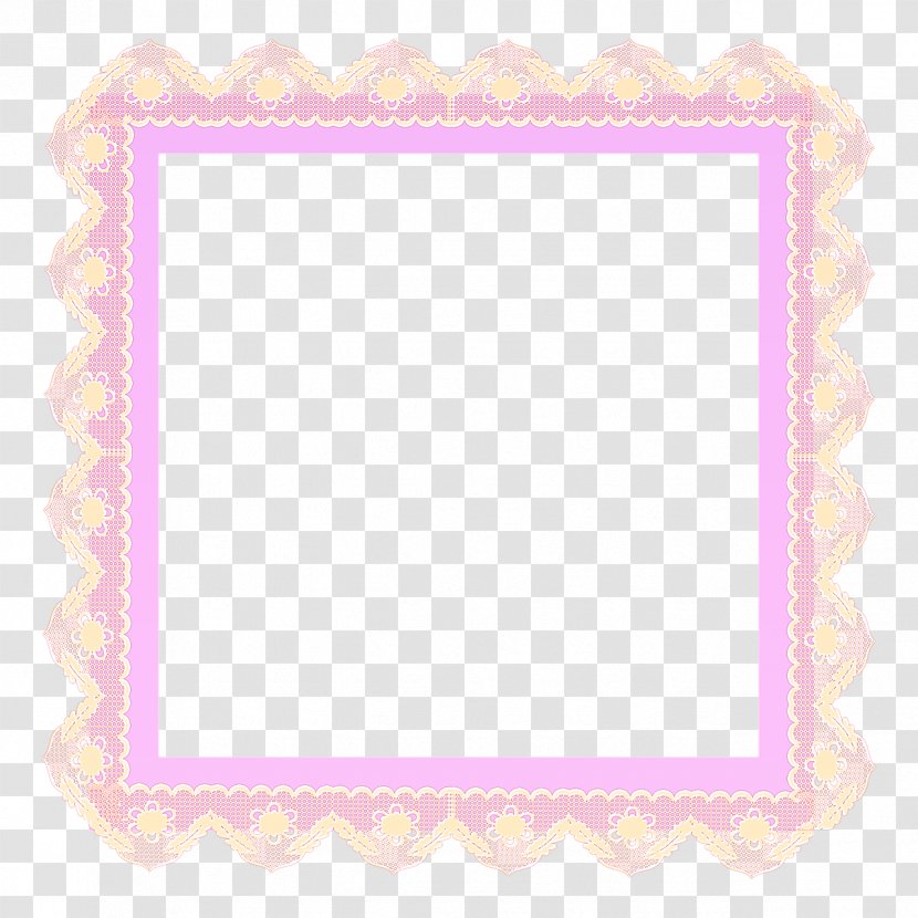 Picture Frames Pink M Line Pattern - Frame Transparent PNG