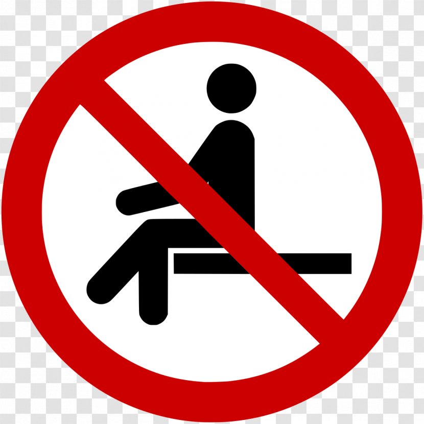 Sitting Sign No Symbol Safety Health - Prohibited Transparent PNG