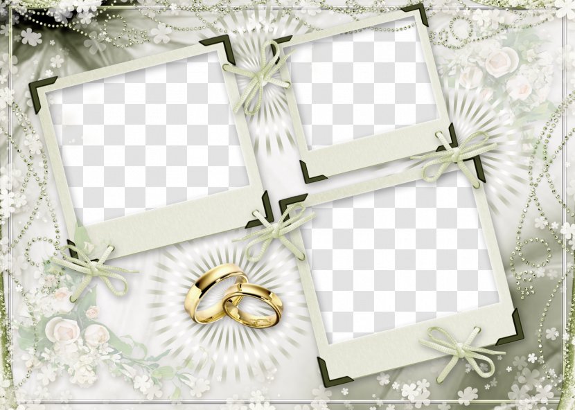 Wedding Picture Frames Marriage - Rectangle - Photo Frame Transparent PNG