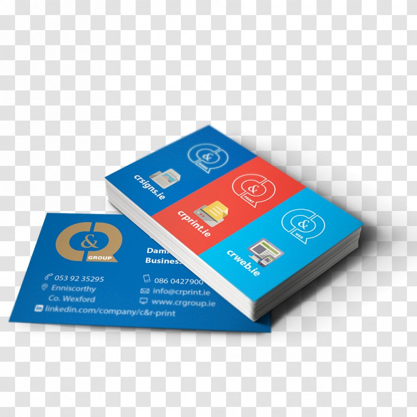 Printing Business Cards Flyer Visiting Card - Service Transparent PNG
