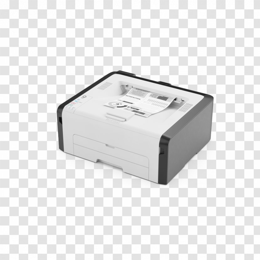 Ricoh Sp311dn A4 Mono Networked Wireless Printer 28ppm Duplex Laser Printing Multi-function - Data Storage Device Transparent PNG