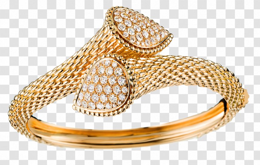 Bracelet Jewellery Bangle Boucheron Bohemianism - Ring - Gold Splash Transparent PNG