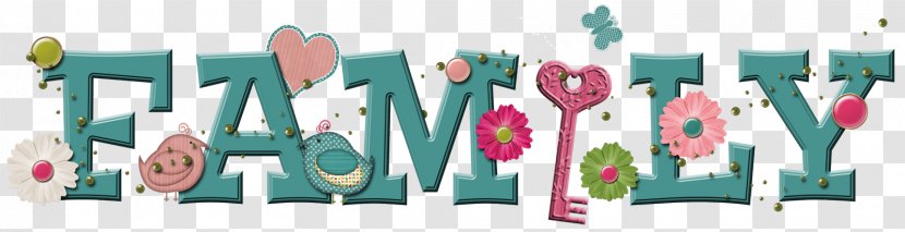 Word Family Clip Art - Cartoon - Wordart Transparent PNG