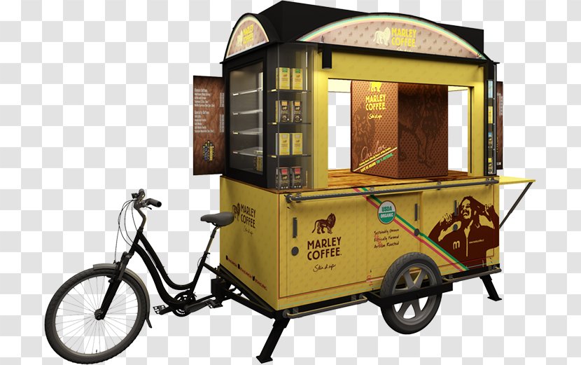 Rickshaw Coffee Cafe Bicycle Cart - Shopping Transparent PNG