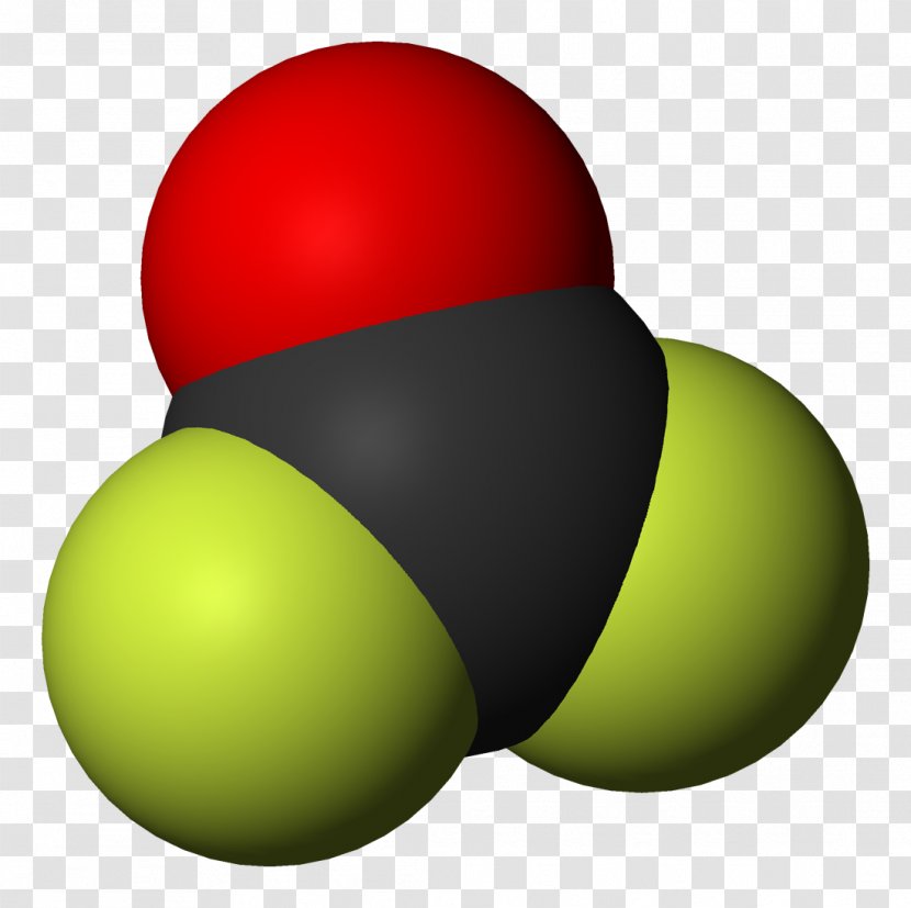Carbonyl Fluoride Molecular Geometry Chemical Compound Molecule - Gas - 100% Transparent PNG