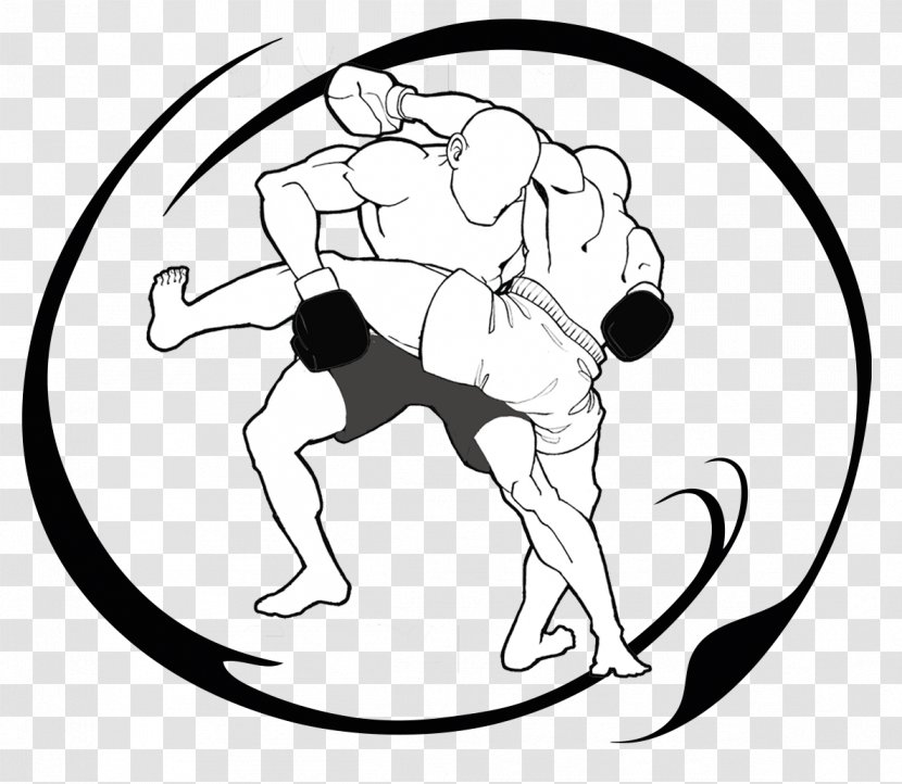 Dog Drawing - Blackandwhite - Judo Gesture Transparent PNG