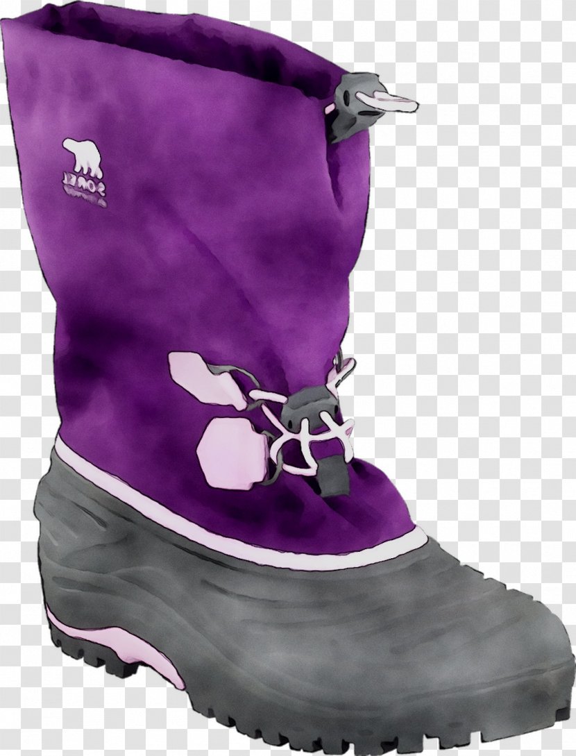Snow Boot Shoe Purple Product - Lilac Transparent PNG