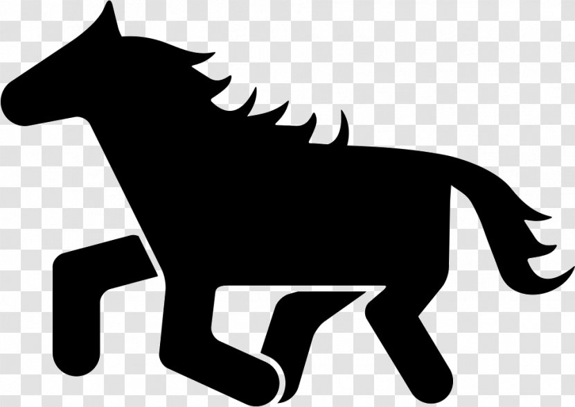 Mustang Silhouette Clip Art - Cdr Transparent PNG