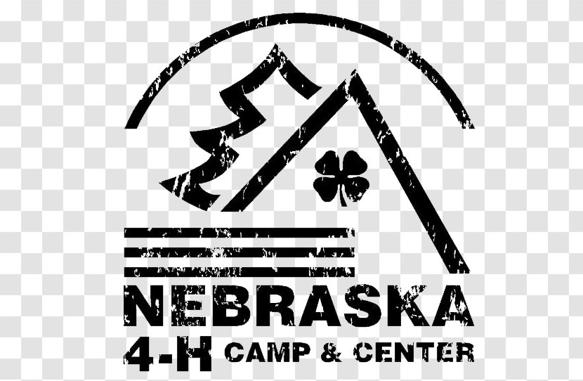 Nebraska 4-H Camp Eastern Center Gretna Recreation - Black And White - Clover Youth Transparent PNG