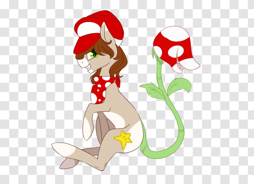 Clip Art Illustration Christmas Day Mammal Cartoon - Legendary Creature - Mario Hat Transparent PNG