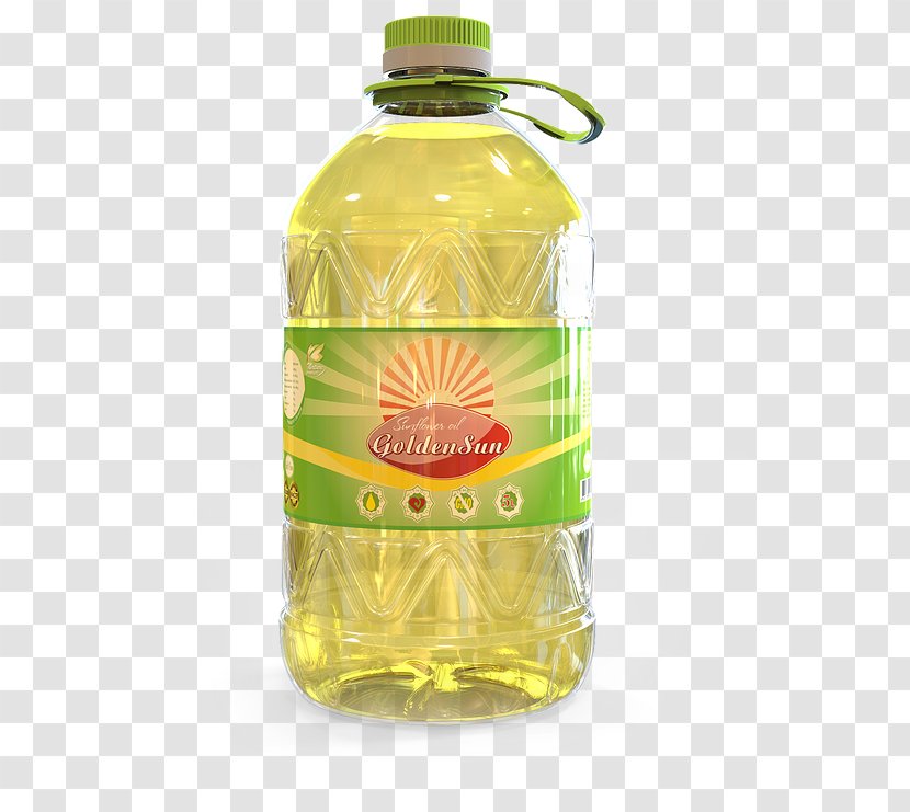 Soybean Oil Sunflower Cooking Oils Vegetable Bottle - Girasoles Transparent PNG