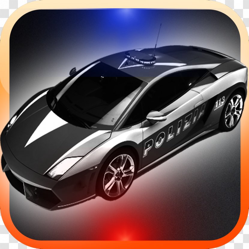 Lamborghini Gallardo Police Car Chase Smash Street Drive Simulator 3D Android - Performance Transparent PNG