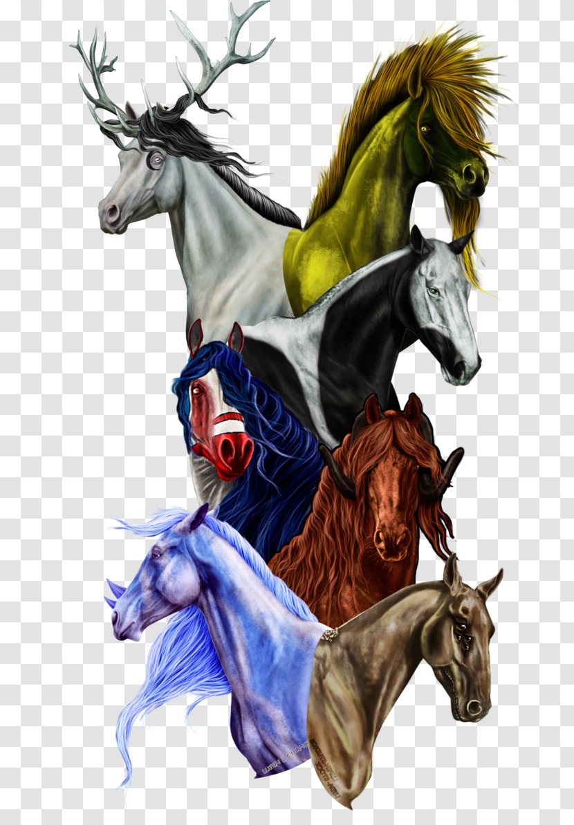 Mustang Stallion Illustration Myth Legendary Creature - Horse Transparent PNG