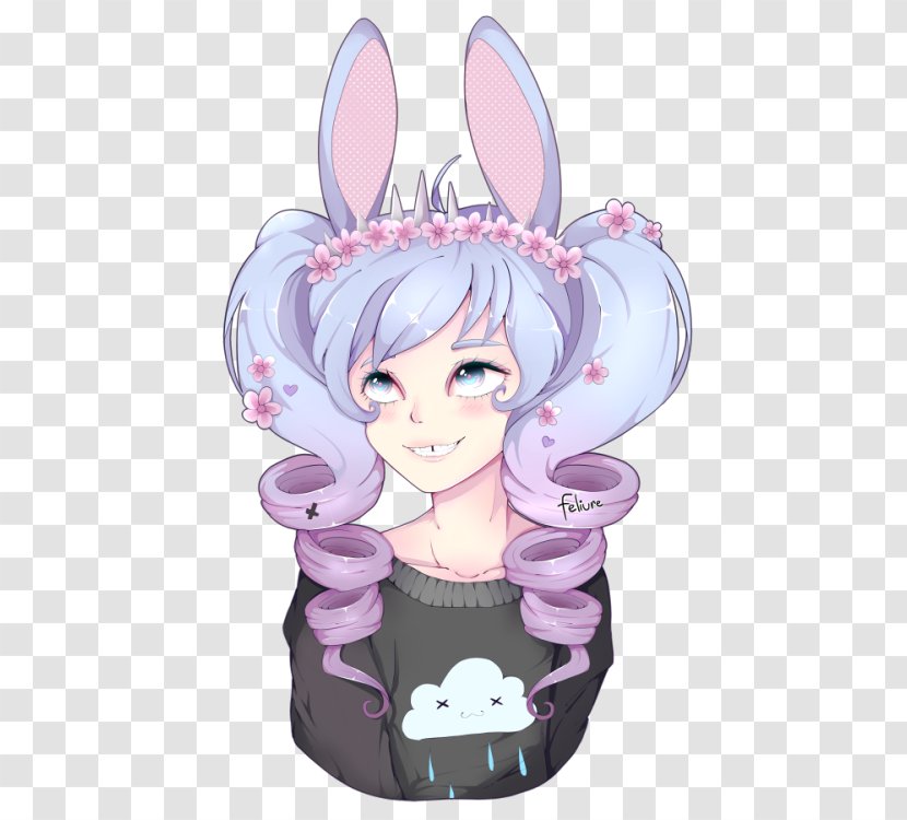 Rabbit Easter Bunny DeviantArt - Watercolor Transparent PNG