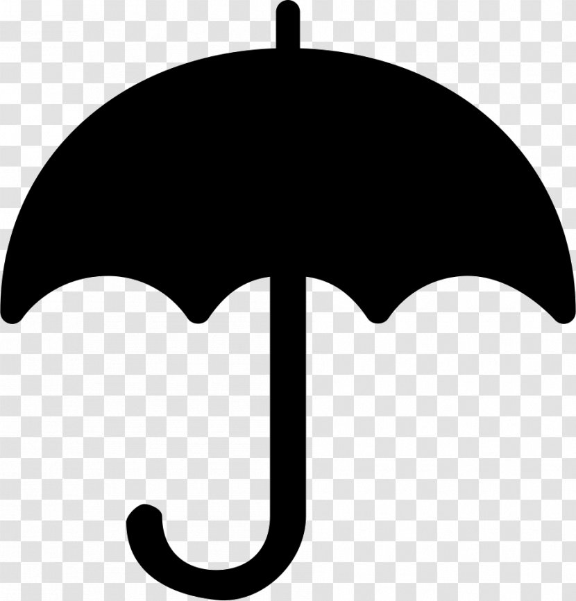 Umbrella Clip Art - Black Transparent PNG