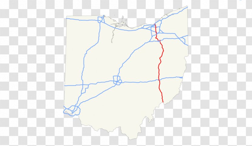 Ohio Map Line - Tuberculosis Transparent PNG