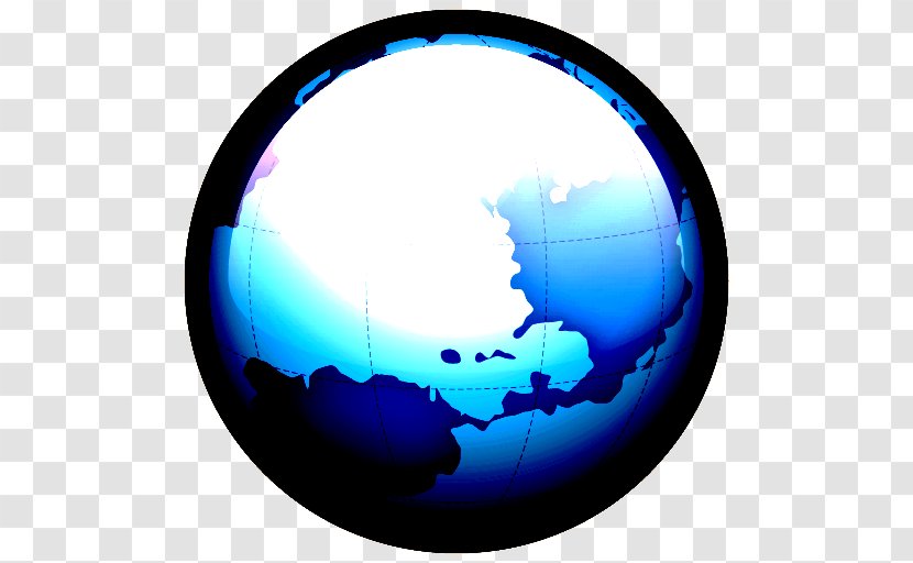 Blue Globe World Clip Art Circle - Sphere - Earth Electric Transparent PNG