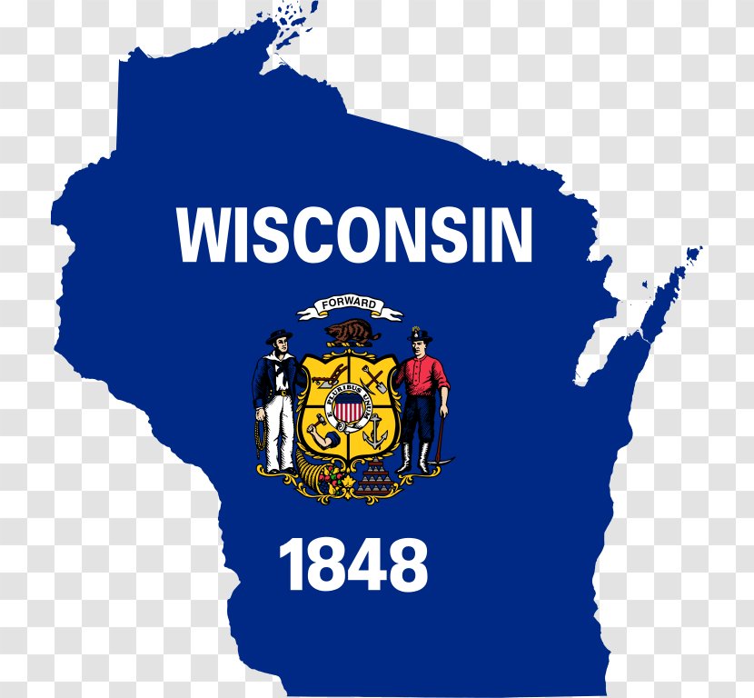 Waukesha Flag Of Wisconsin Sheboygan Milwaukee County, - World - Decoration Main Map Transparent PNG