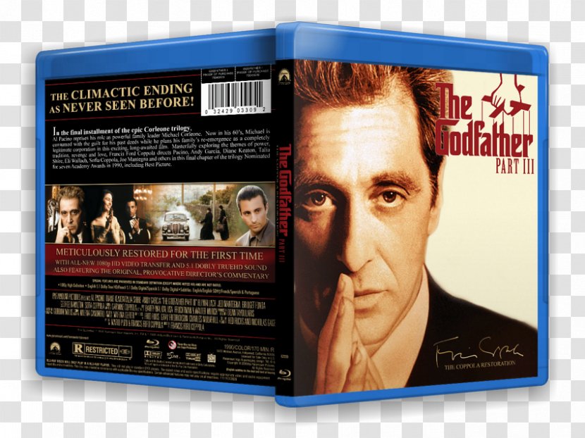 Francis Ford Coppola The Godfather Part III Film Blu-ray Disc - Bluray - Youtube Transparent PNG
