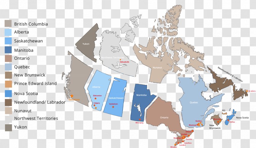 Canada Map Water Chart Tuberculosis Transparent PNG
