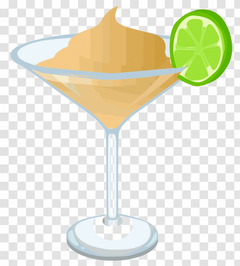 Martini Cocktail Glass Smoothie Clip Art - Vector Transparent PNG