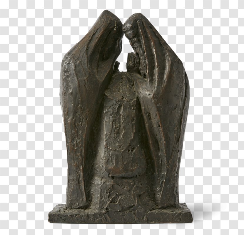 Statue Bronze Sculpture Classical - Artifact - Abraham AND ISAAC Transparent PNG