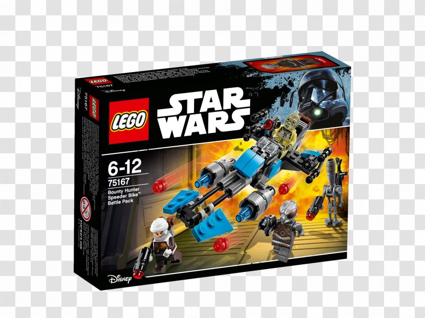 4-LOM LEGO 75167 Star Wars Bounty Hunter Speeder Bike Battle Pack Lego Wars: The Video Game Bossk Transparent PNG