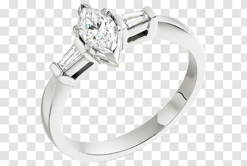 Engagement Ring Diamond Wedding - Two Stone Settings Transparent PNG
