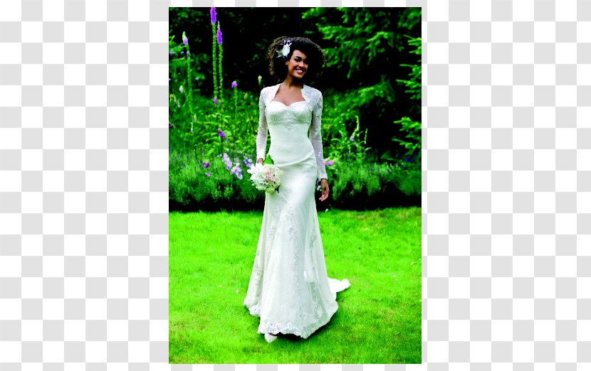 Wedding Dress Shoulder Cocktail - Silhouette Transparent PNG
