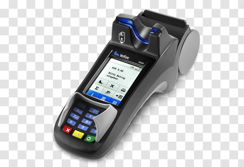 Electronic Cash Terminal Computer Payment Debit Card - Verifone Transparent PNG