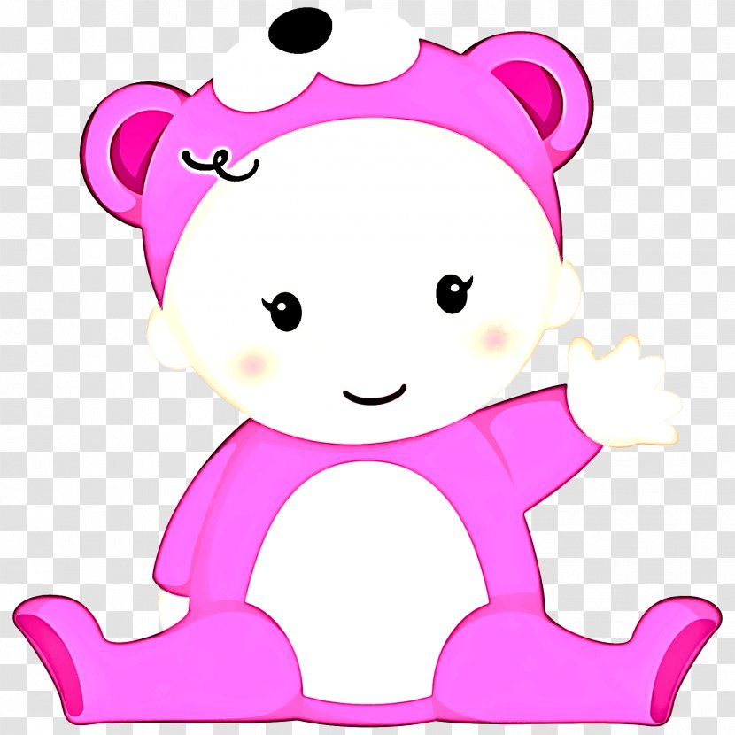 Pink Clip Art Cartoon Sticker Animal Figure Transparent PNG