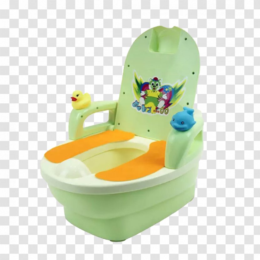 Toilet Seat Child Feces Sitting - Plumbing Fixture - Green Transparent PNG