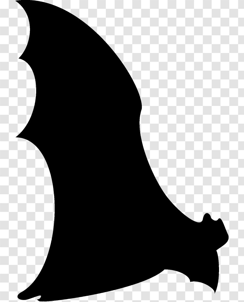 Bat Halloween - Logo Blackandwhite Transparent PNG