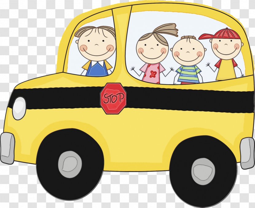 First Day Of School - Bus Driver - Car Child Transparent PNG