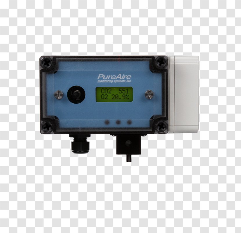 Carbon Dioxide Sensor Oxygen Gas Detector - Helium Transparent PNG