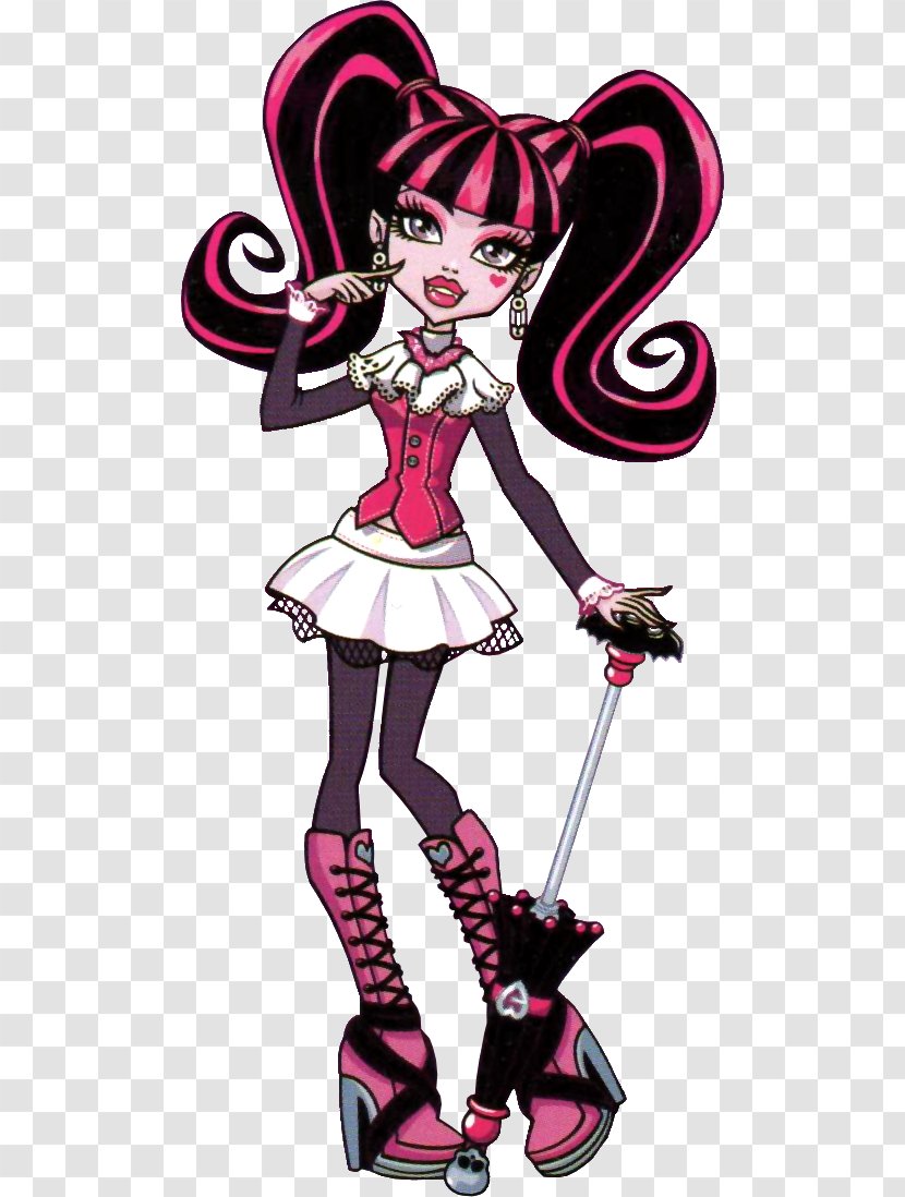 Monster High Draculaura Frankie Stein Clawd Wolf - Costume - Pigtails Poster Transparent PNG