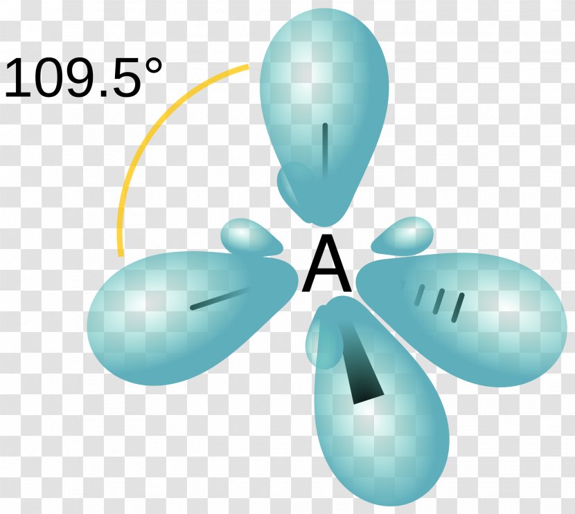 Orbital Hybridisation Atomic Chemical Bond Tetrahedral Molecular Geometry - New Concept Transparent PNG