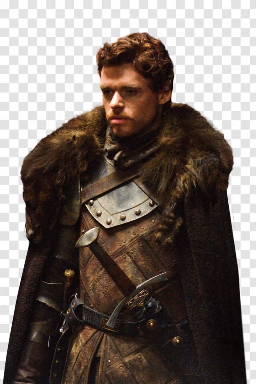 Richard Madden Robb Stark Game Of Thrones Eddard Catelyn - Outerwear - Throne Transparent PNG