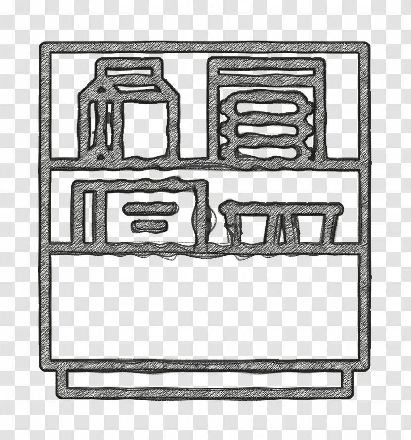 Shelf Icon Supermarket Icon Transparent PNG