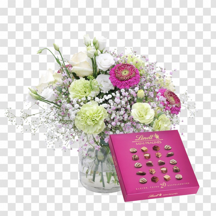Flower Bouquet Cut Flowers Gift - Glass Transparent PNG