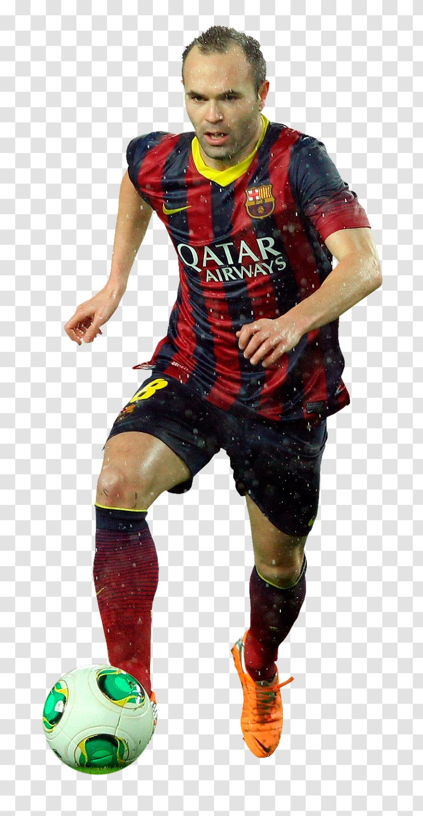 Team Sport Sports Football Player - Iniesta Transparent PNG